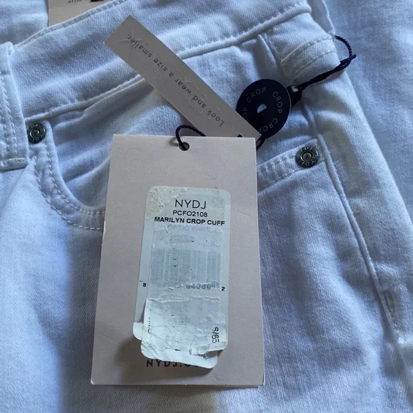 NYDJ Marilyn Straight Crop Cuff Jeans - Picture 13 of 14